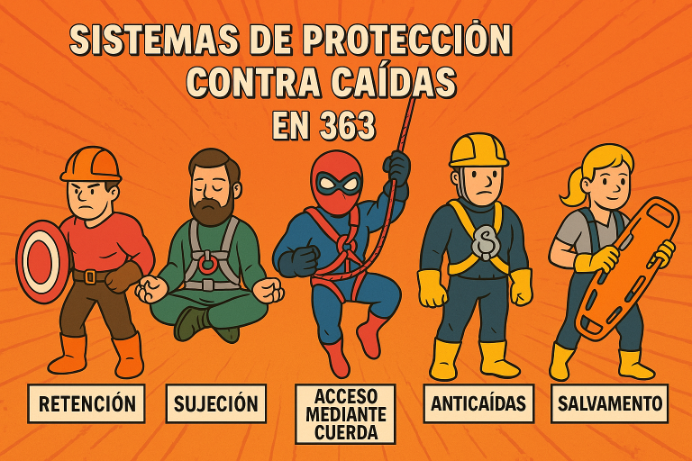 Sistemas de protección contra caídas