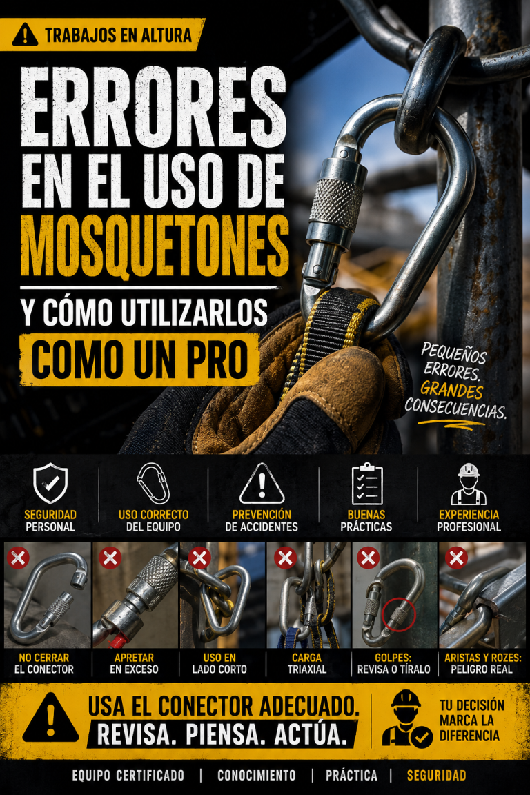 Mosquetones y conectores