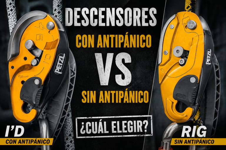 Descensores, evacuadores y dispositivos de descenso controlado