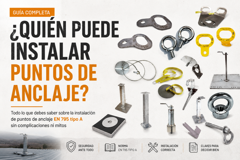 Dispositivos de anclaje anticaídas